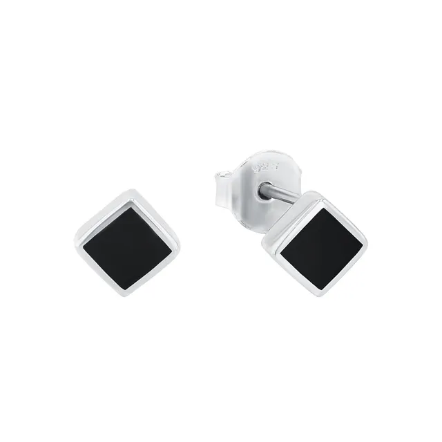 amor-ohrstecker-onyx-schwarz-925-silber-0-6cm-9190010 image 1