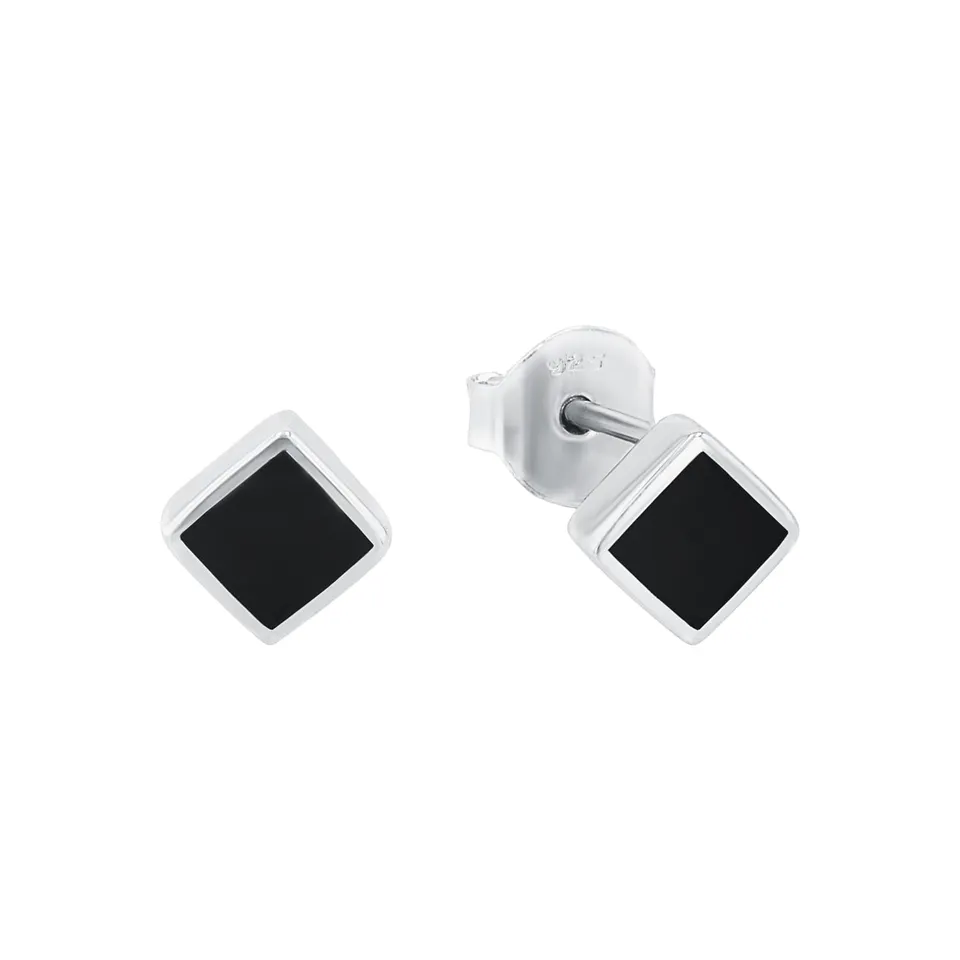 amor-ohrstecker-onyx-schwarz-925-silber-0-6cm-9190010 image 1