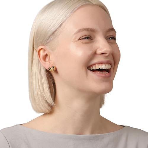amor-ohrschmuck-amr-e0044-herz-ohrstecker-vergoldet image 8