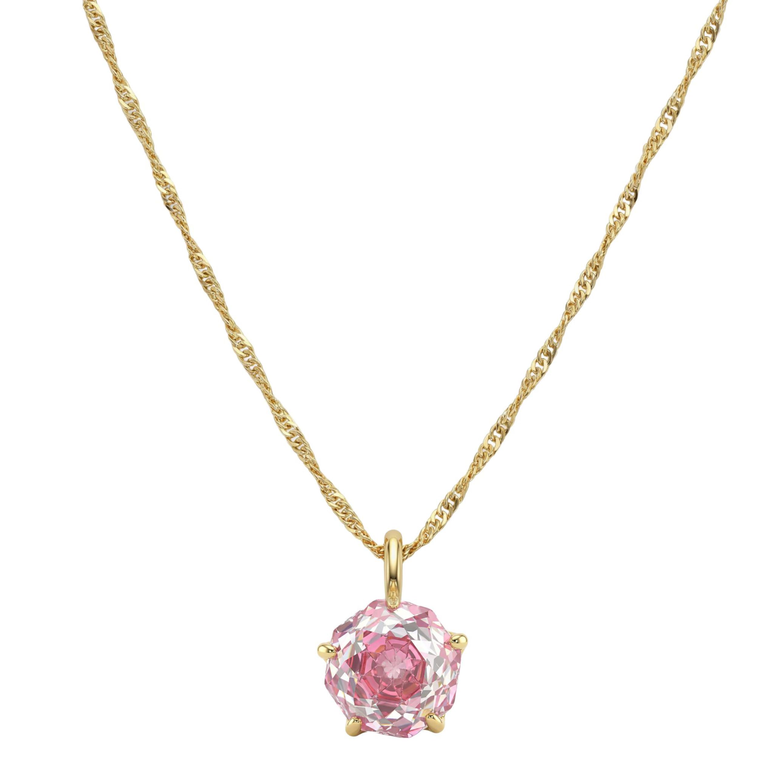amor-amr-n0028-damen-halskette-925-silber-vergoldet-zirkonia image 1