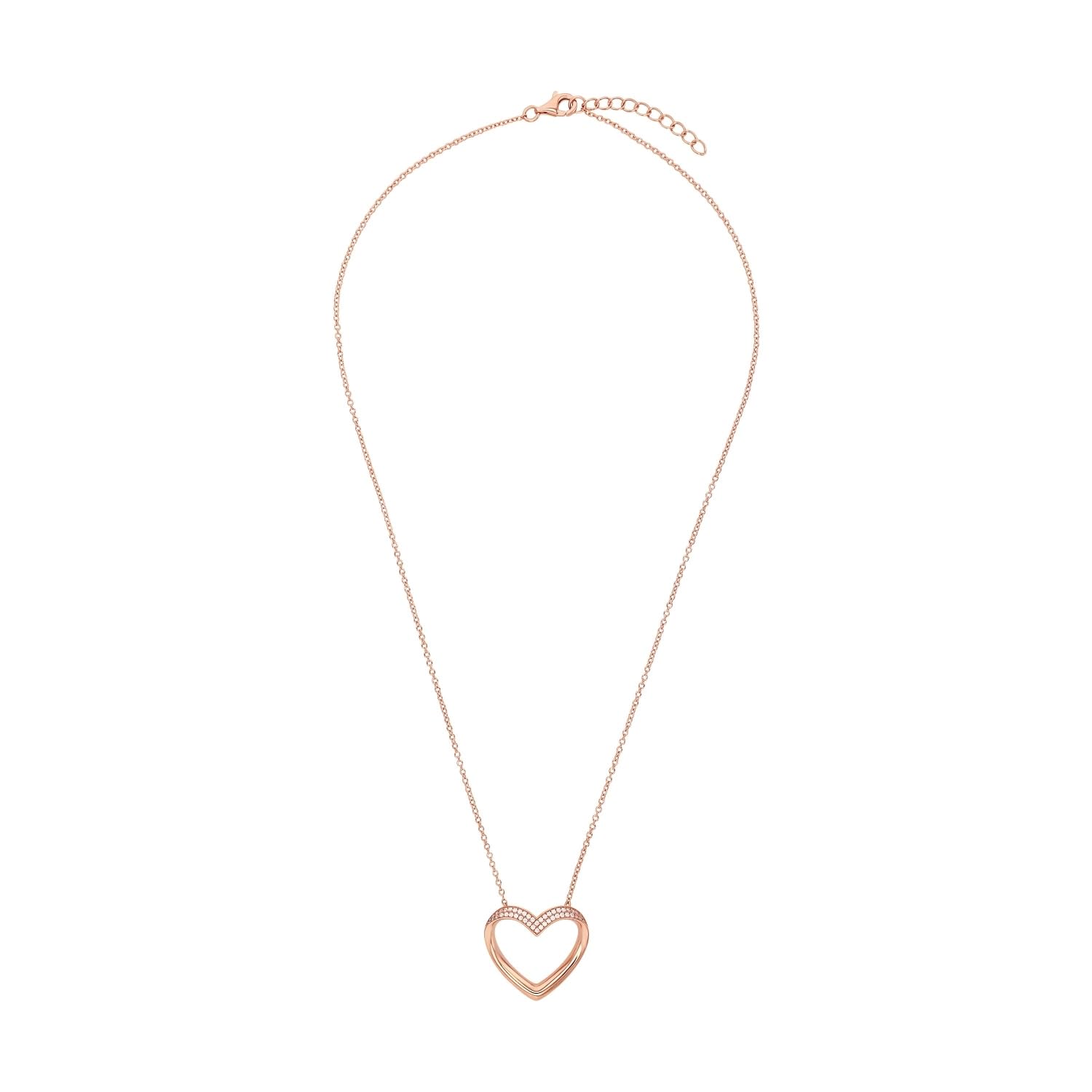 amor-halsschmuck-2022499-kette-herz-ros-42-3-cm image 2