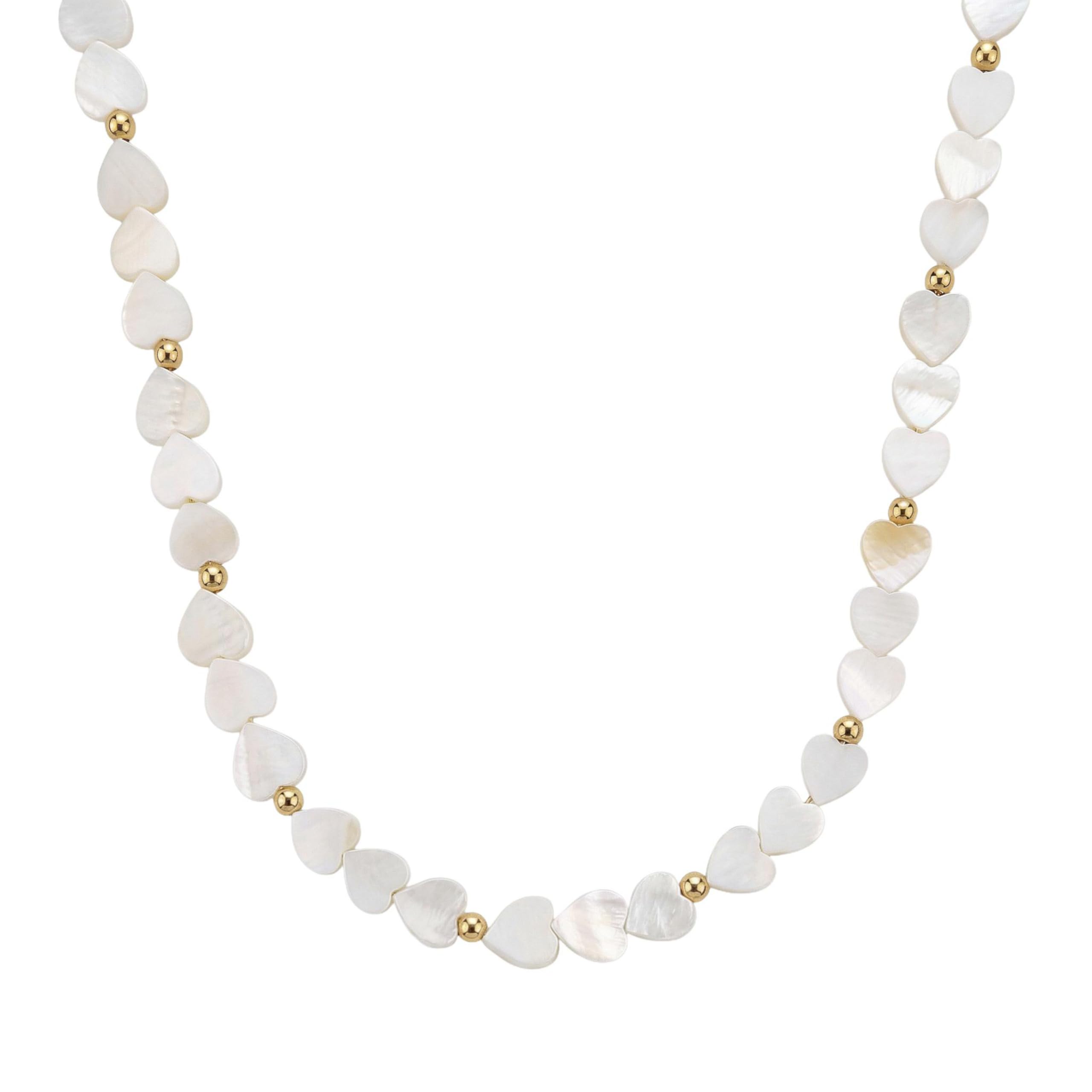 amor-halsschmuck-kette-amr-n0033-edelstahl-gold-perlmutt-herz image 1