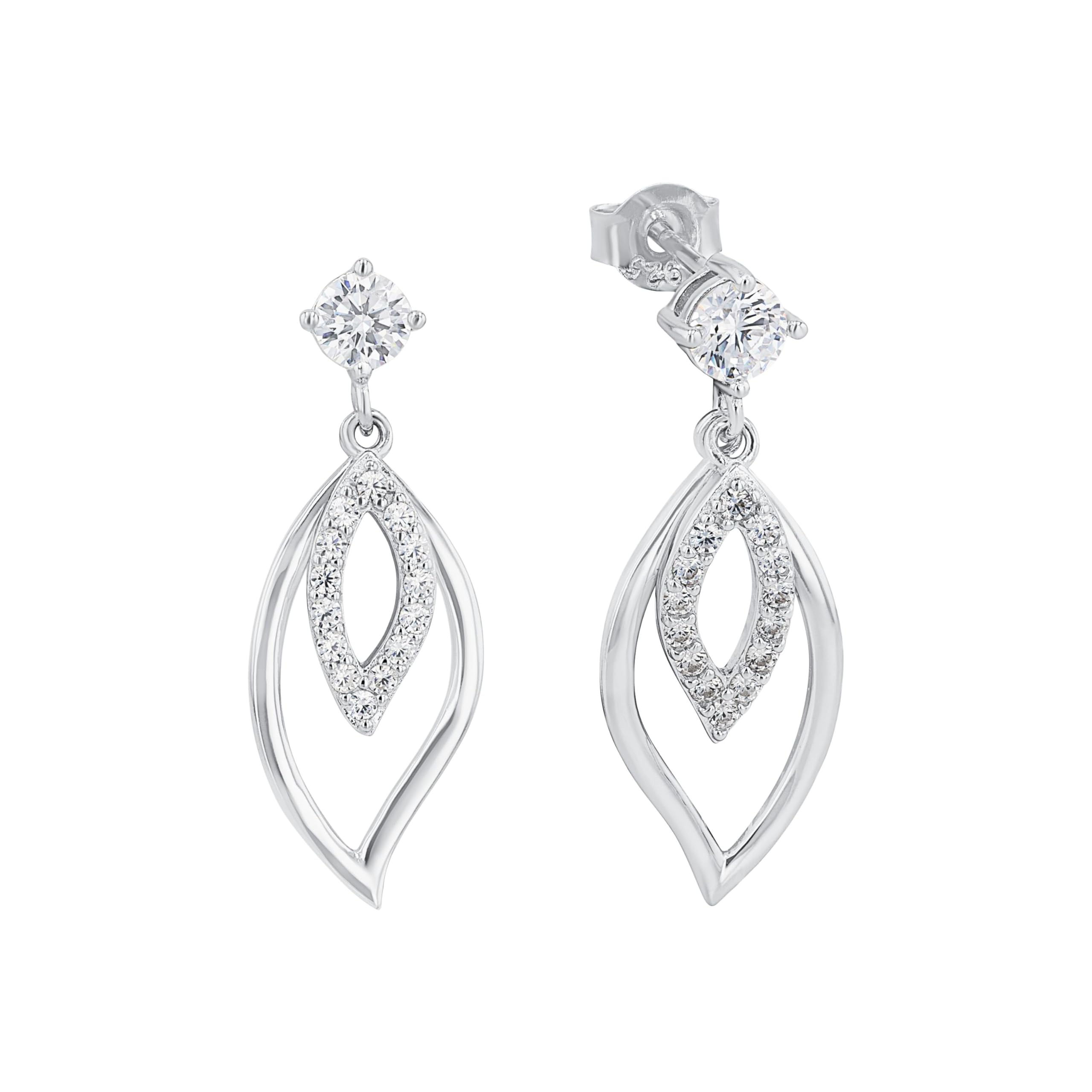 amor-kugel-schwarz-ohrh-nger-925-silber-mit-zirkonia image 7