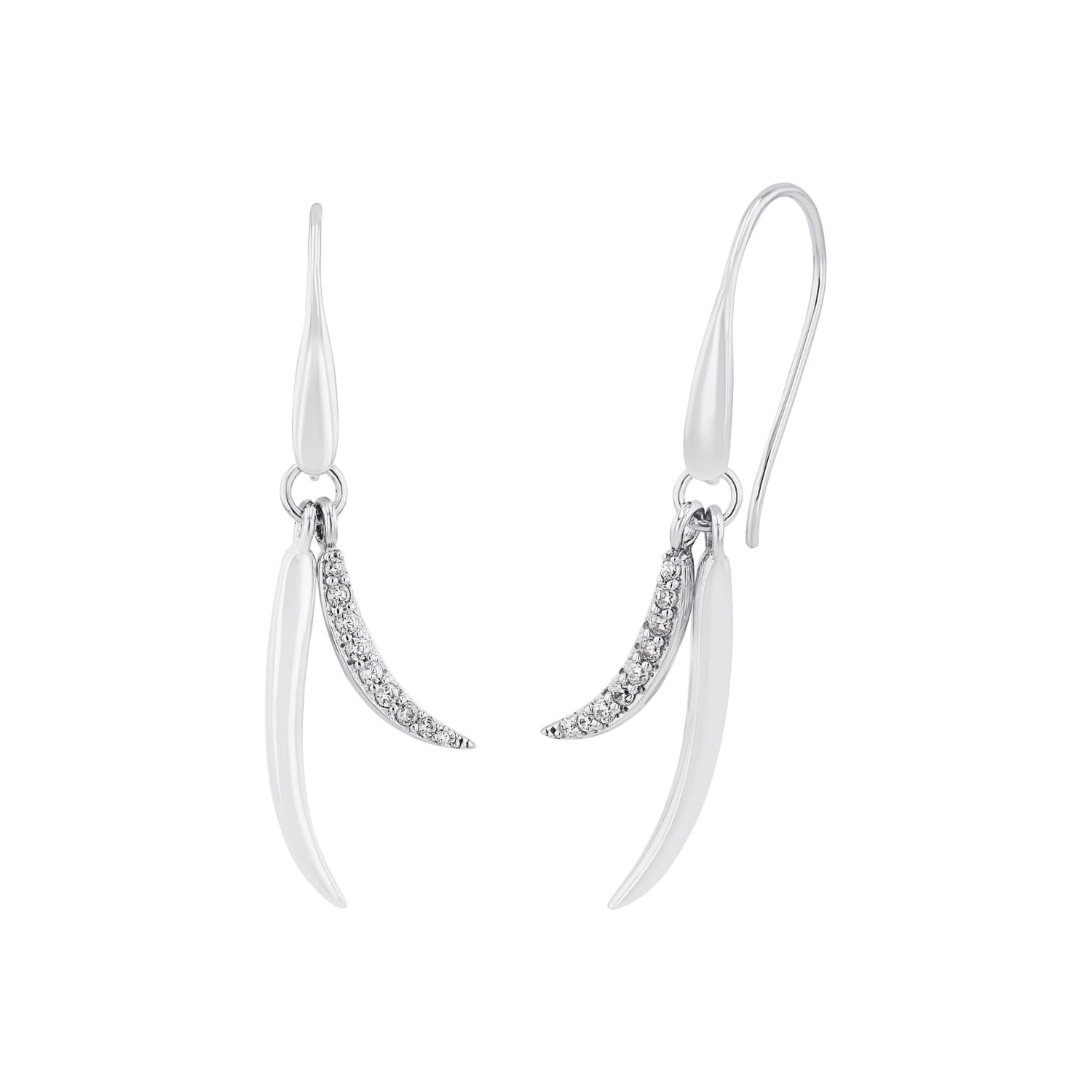 amor-ohrschmuck-ohrh-nger-2020692-silber-zirkonia-4-cm-haken image 1