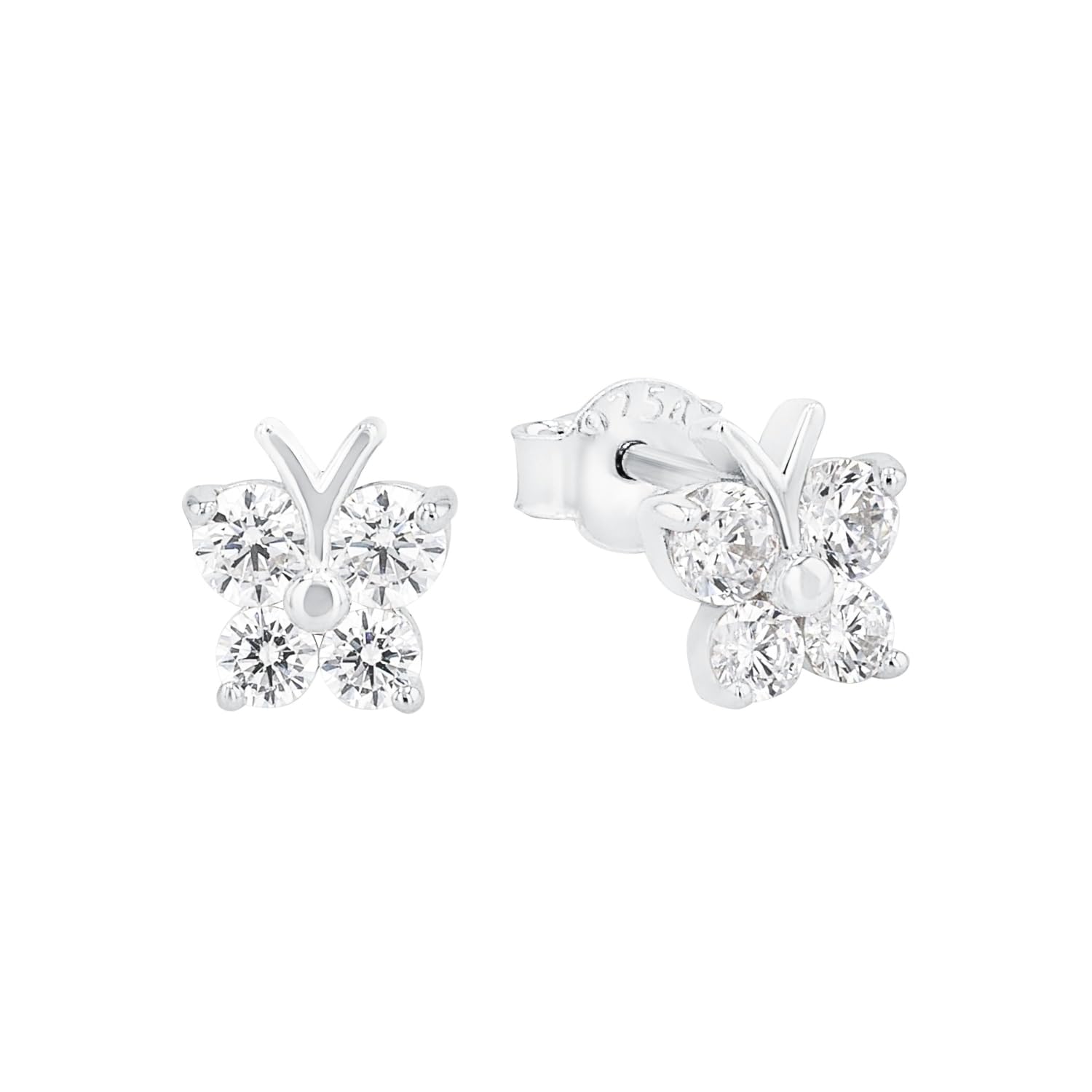 amor-kinder-ohrstecker-silber-925-schmetterling image 1