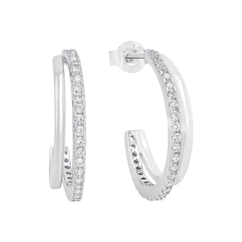 amor-ohrschmuck-creolen-2026205-silber-2-cm-zirkonia image 7
