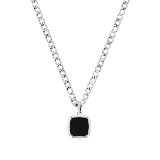 amor-halsschmuck-kette-edelstahl-herren-achat-50-5-cm image 1