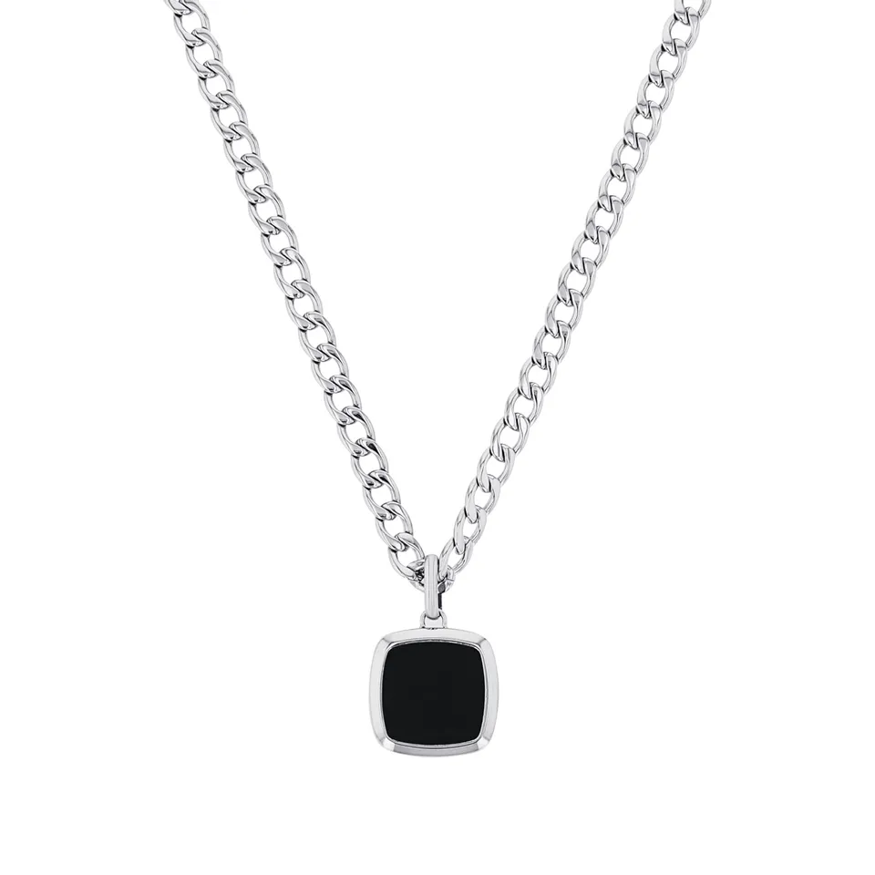 amor-halsschmuck-kette-edelstahl-herren-achat-50-5-cm image 1