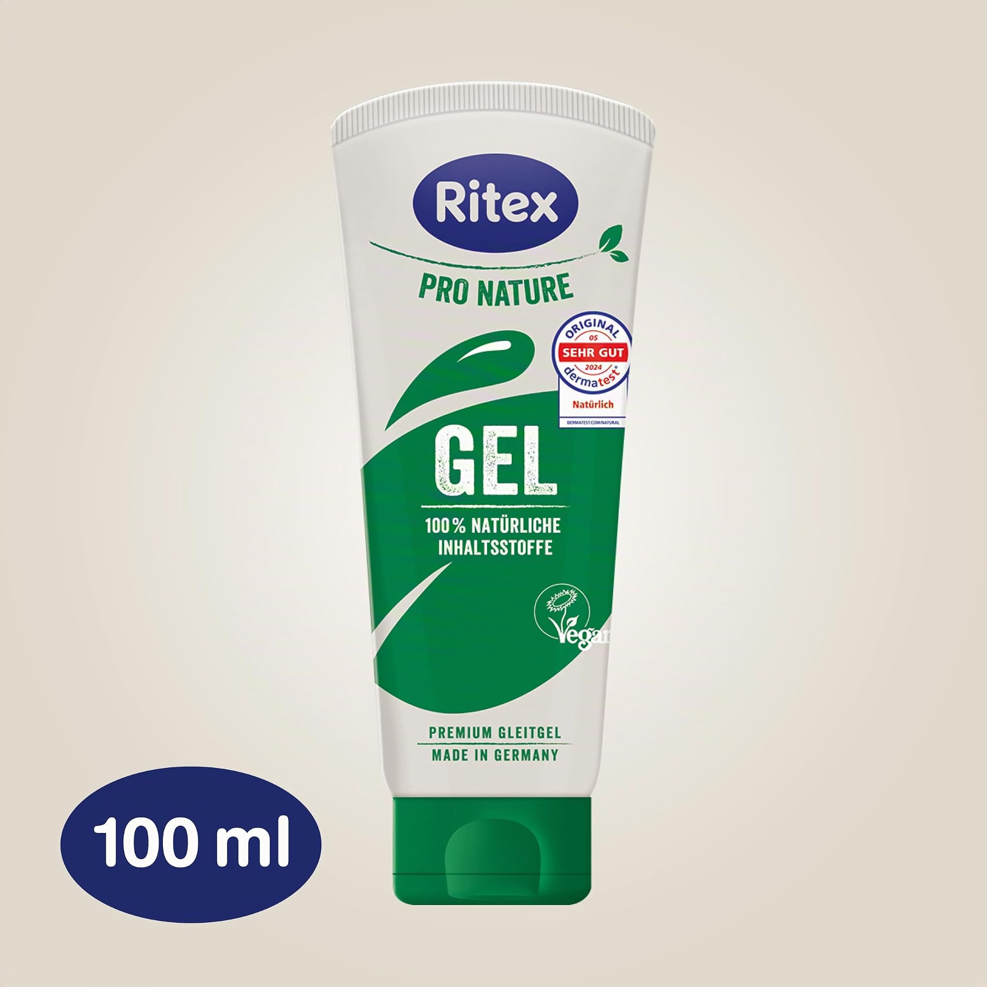 ritex-pro-nature-gel-gleitgel-wasserbasiert-100ml-vegan image 2