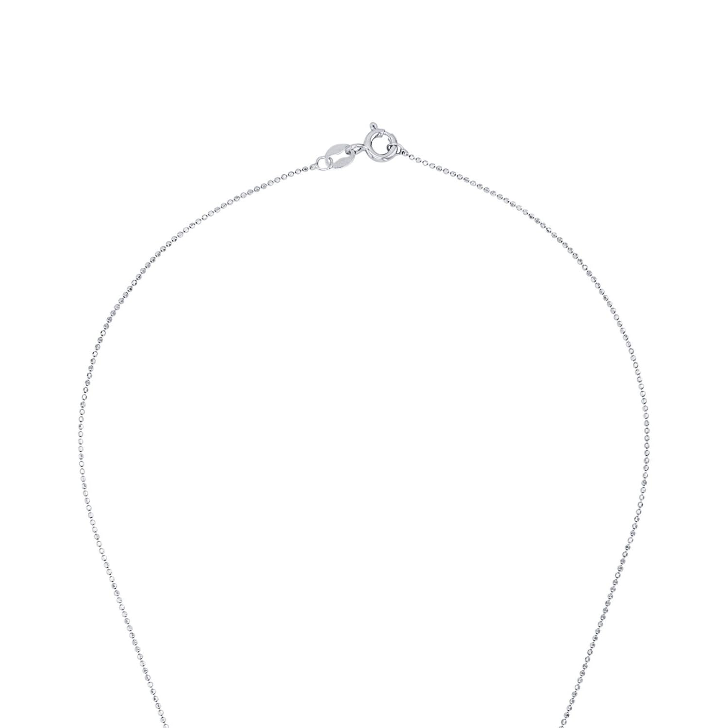 amor-halsschmuck-kette-anh-nger-45-cm-blau-zirkonia image 3