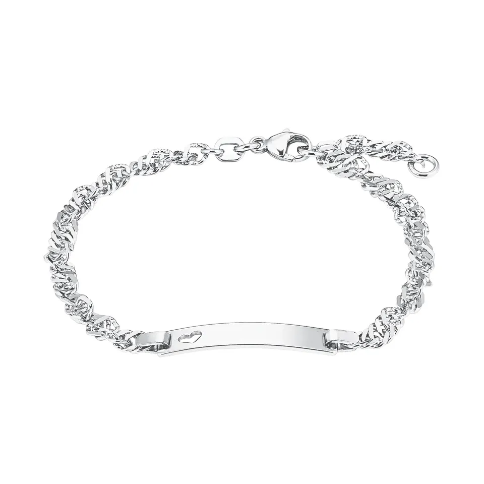 amor-armschmuck-9048571-identarmband-silber-17-2-cm image 1