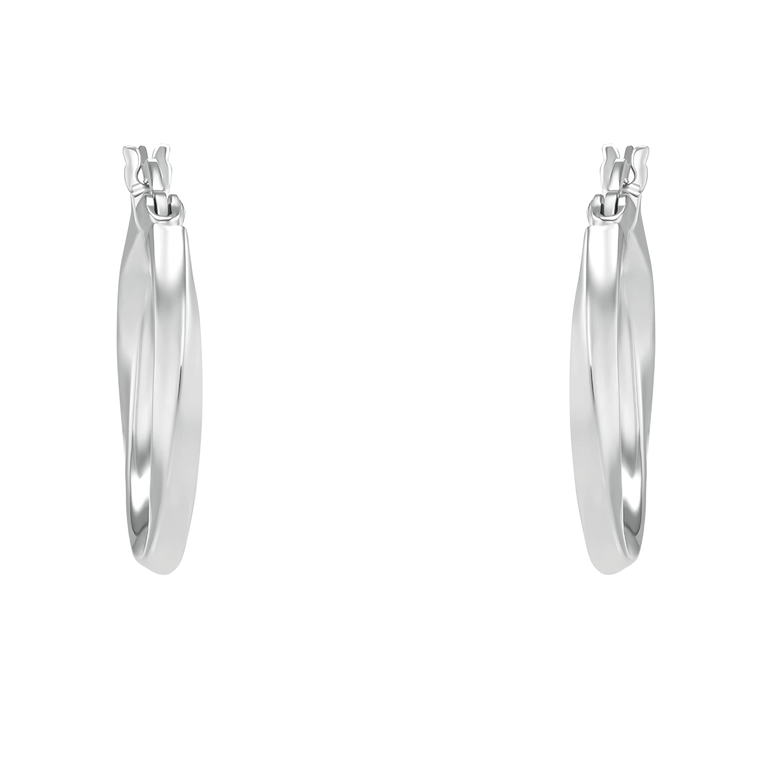 amor-9959525-creolen-ohrringe-silber-2-1-cm-damen image 3