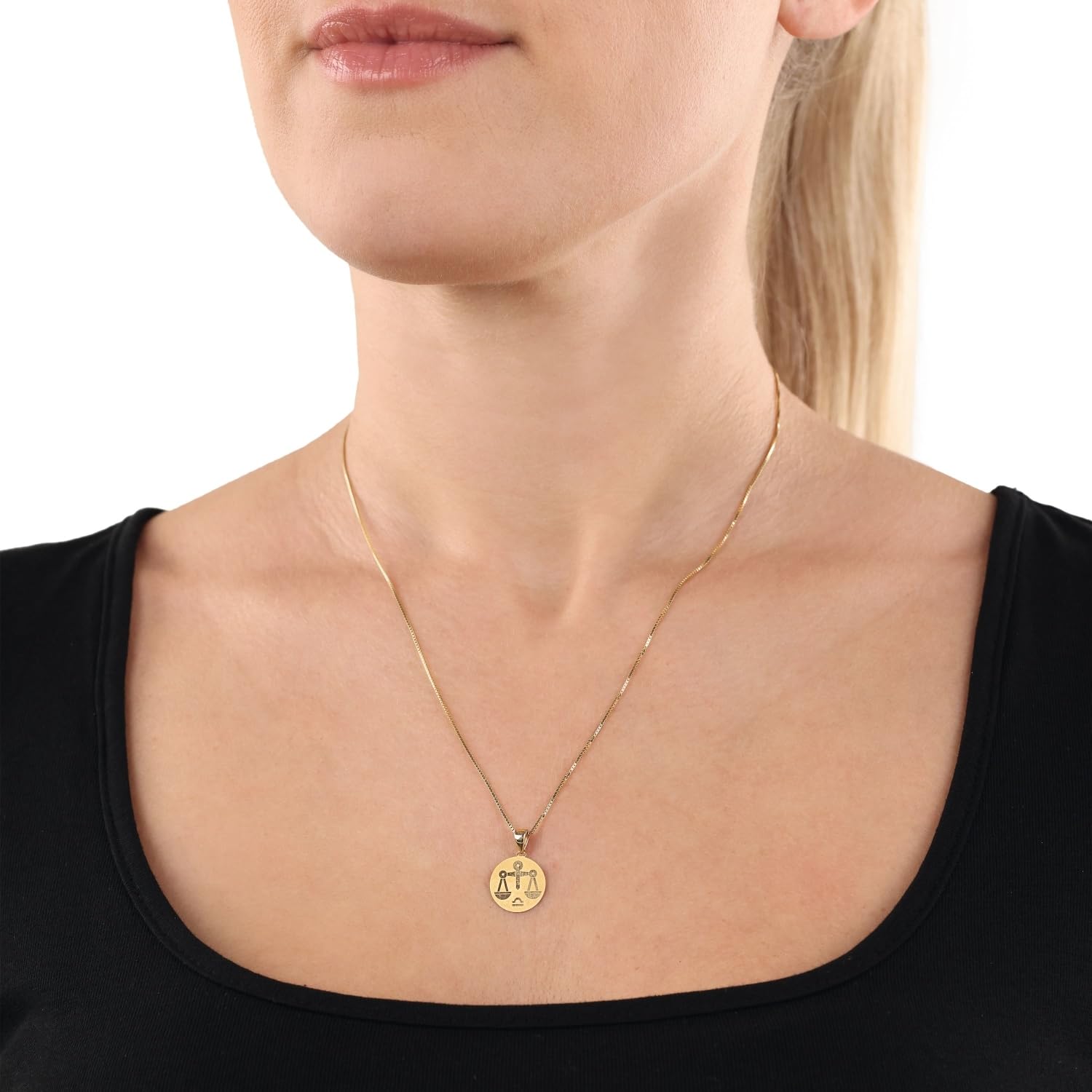 amor-anh-nger-2020788-waage-gold-sternzeichen-unisex image 2