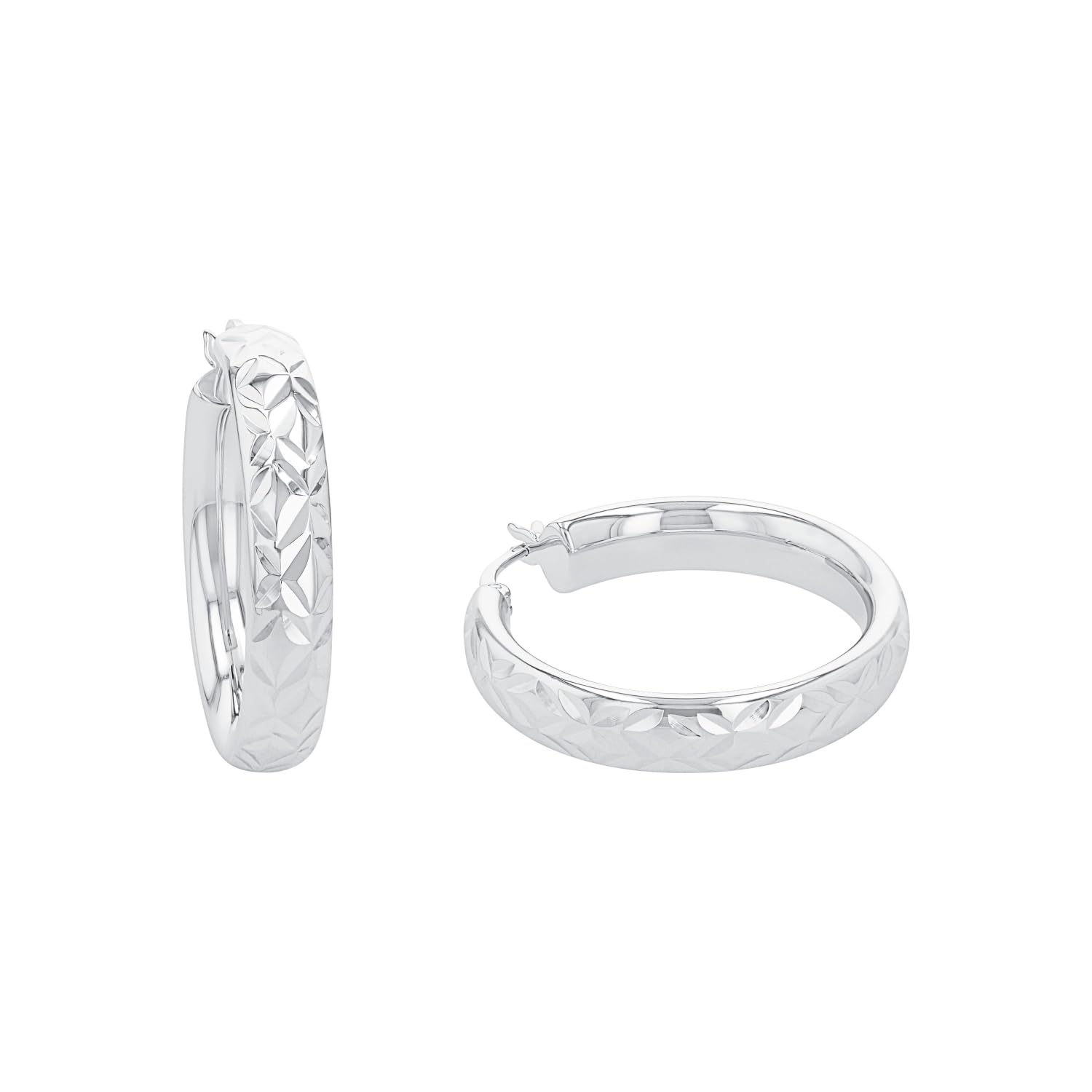 amor-ohrschmuck-creolen-925-silber-2-8-cm-damen image 1