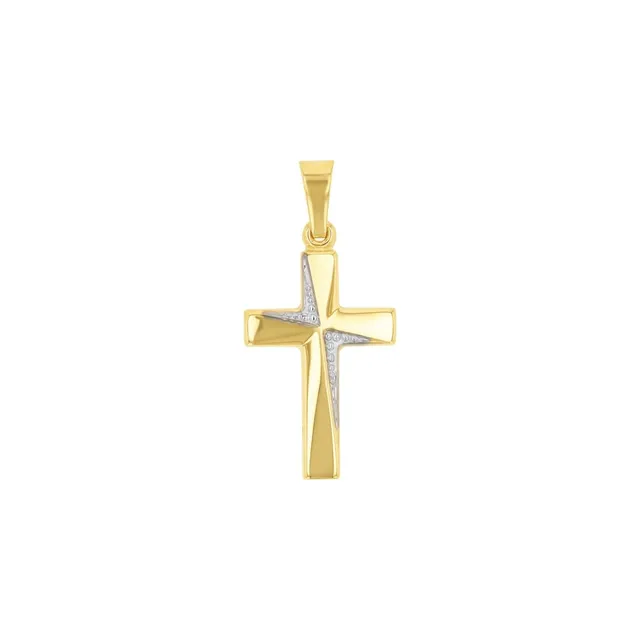 amor-anh-nger-2013417-kreuz-anh-nger-bicolor-2-5-cm image 1