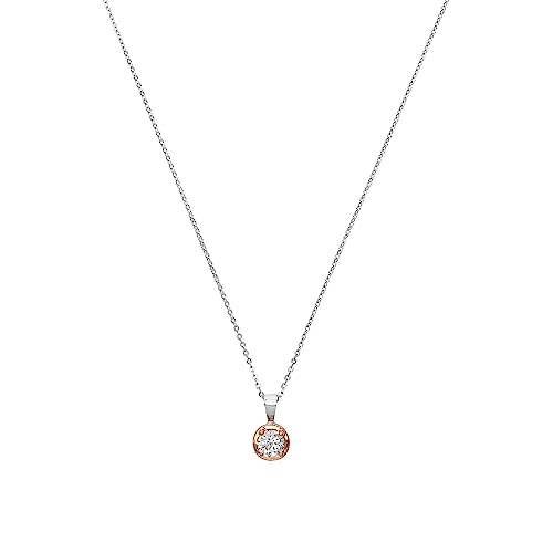 amor-halsschmuck-kette-mit-anh-nger-2022315-bicolor-45-cm-zirkonia image 7