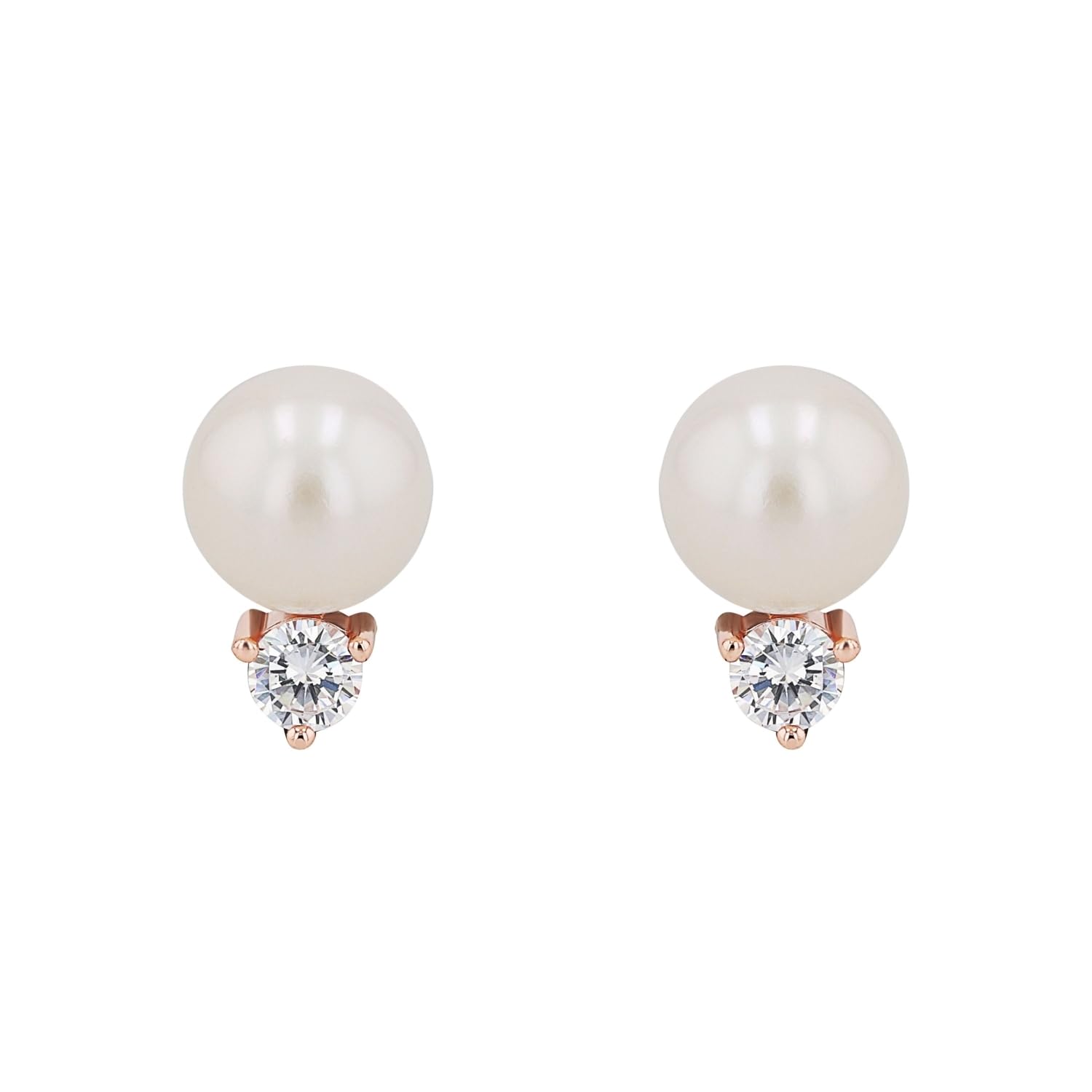 amor-9179794-ohrstecker-925-silber-ros-perle-zirkonia image 4