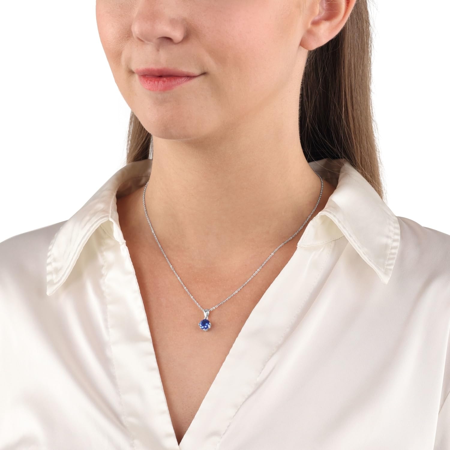 amor-set-damen-silber-925-zirkonia-rosa-42-cm-kette-stecker-2 image 6