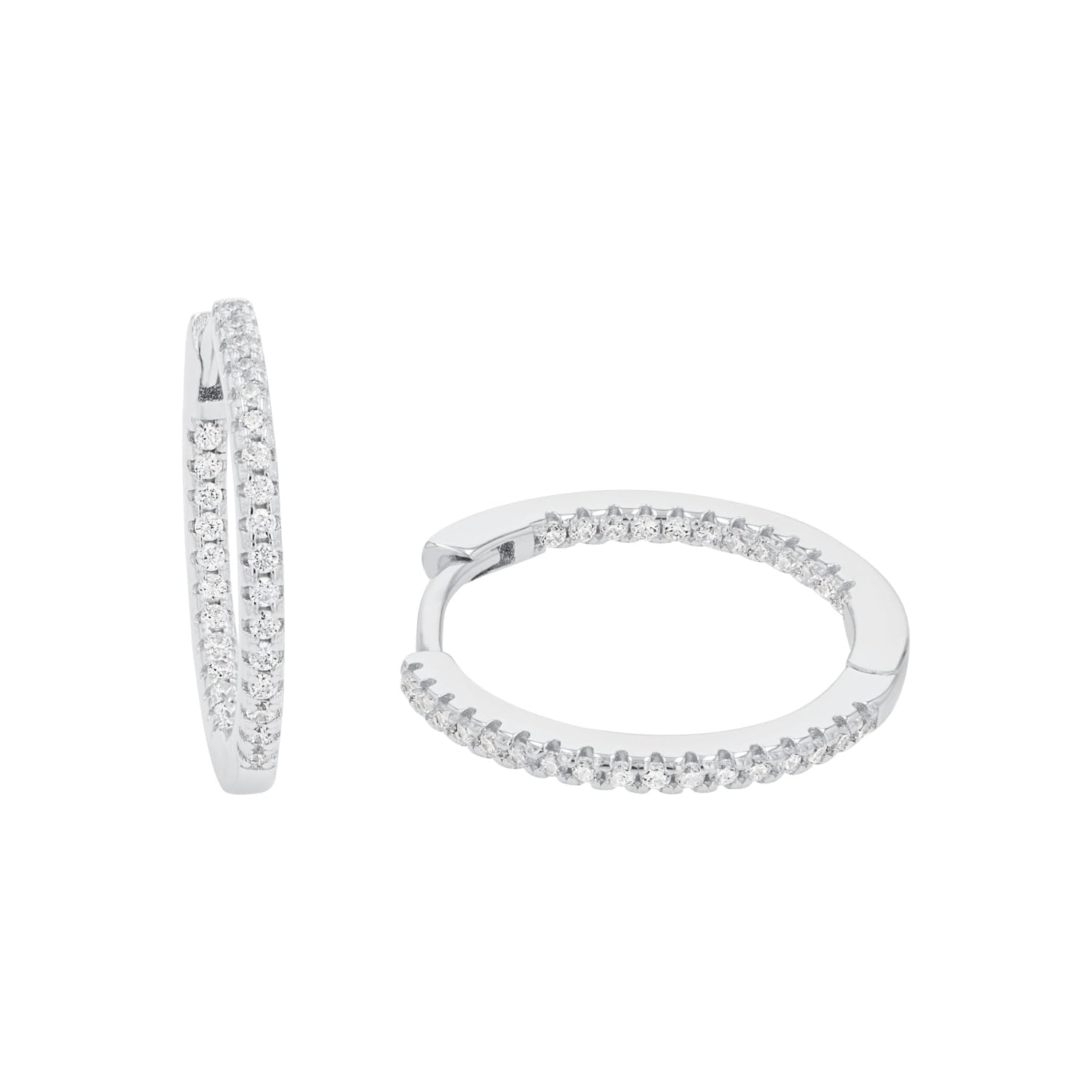 amor-ohrschmuck-creolen-classic-925-silber-damen image 7