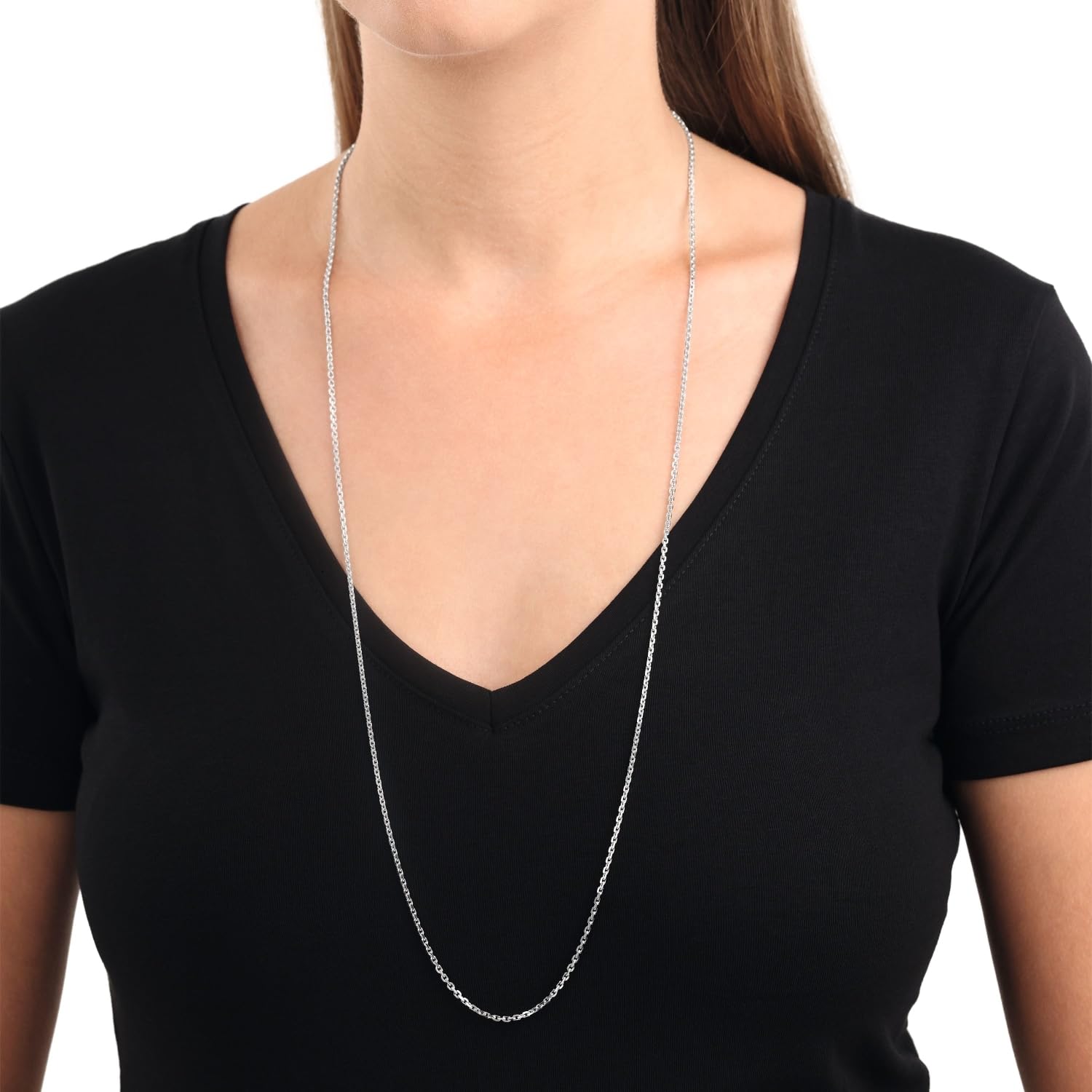 amor-halsschmuck-9208609-ankerkette-80-cm-silber-2-mm image 4
