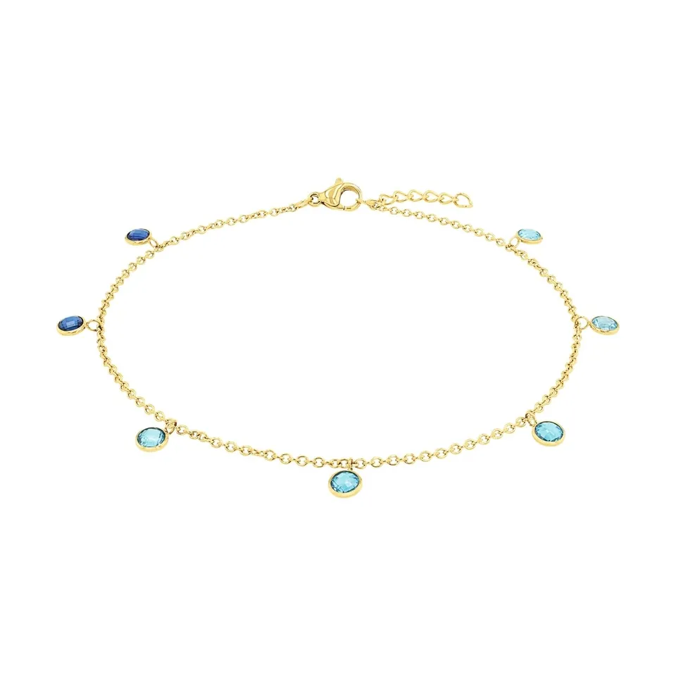 amor-fu-kettchen-2036447-fu-kette-gold-zirkonia-23-2-cm image 1
