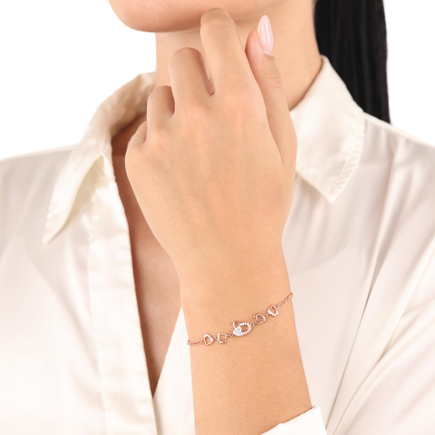 amor-armschmuck-armband-herz-925-ros-17-3-cm image 4