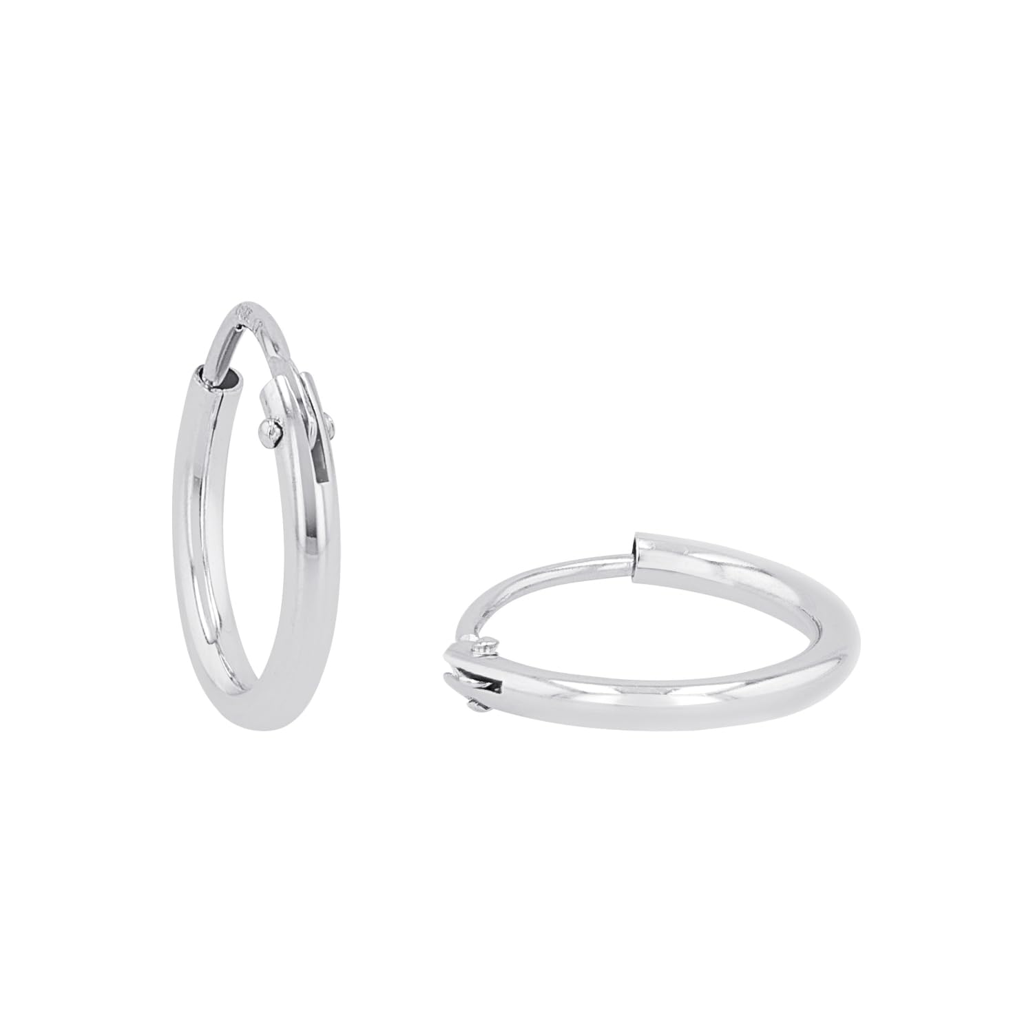 amor-creolen-9061273-ohrringe-silber-1-1-cm-unisex image 1