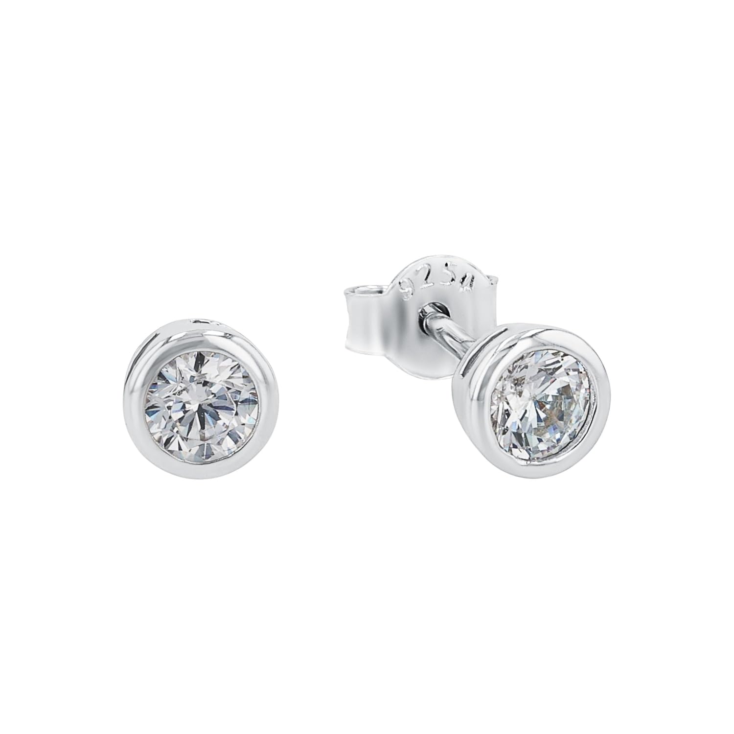 amor-ohrstecker-925-silber-mit-zirkonia-damen-ohrringe image 1