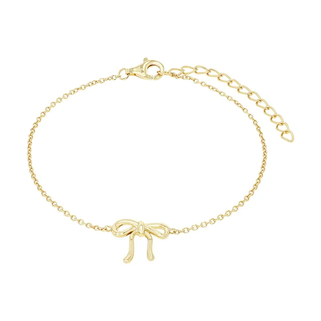 amor-2100174-armband-damen-gold-schleife-16-4-cm image 1