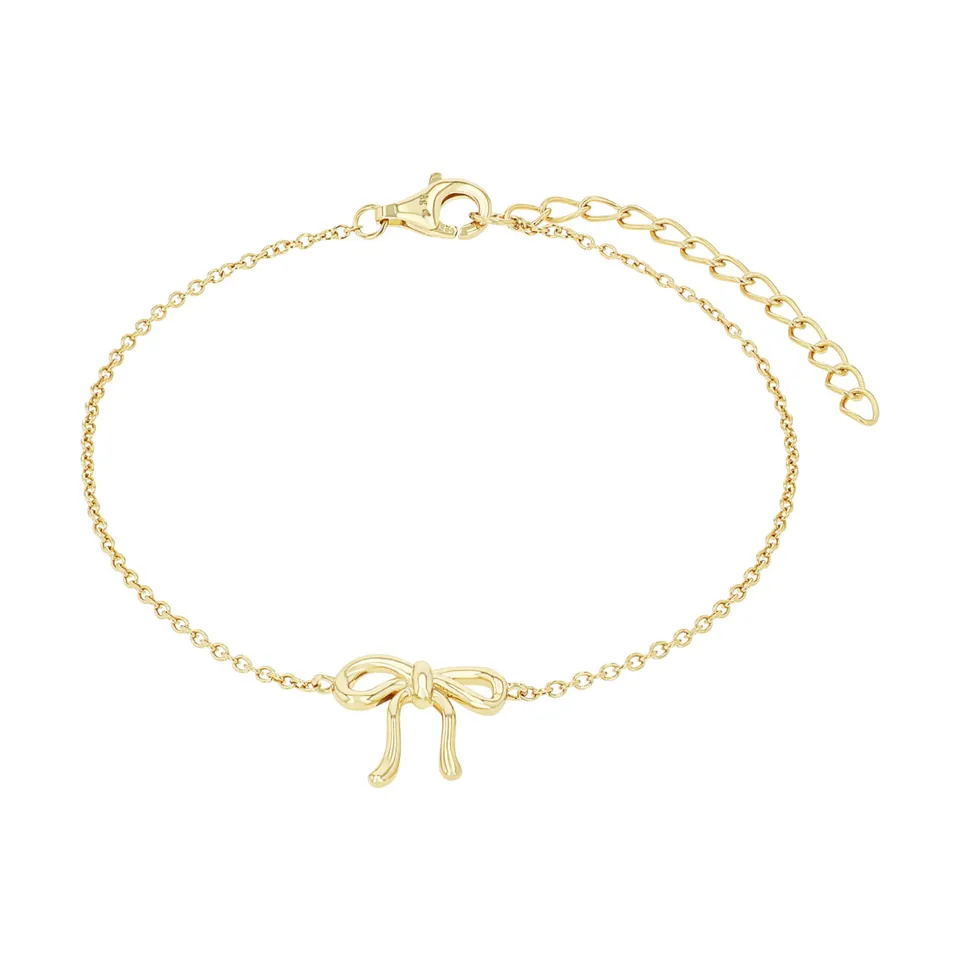 amor-2100174-armband-damen-gold-schleife-16-4-cm image 1