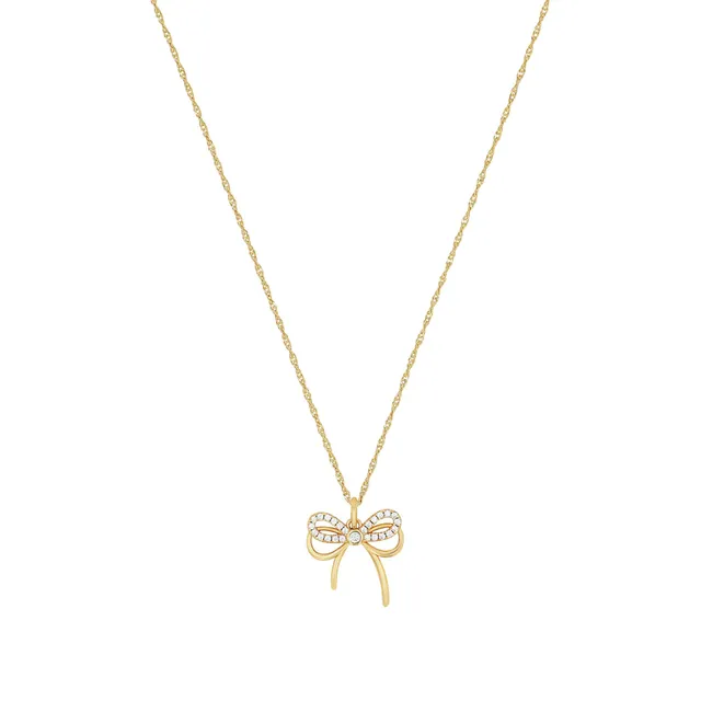 amor-halsschmuck-2100181-kette-schleife-gold-mit-zirkonia image 1