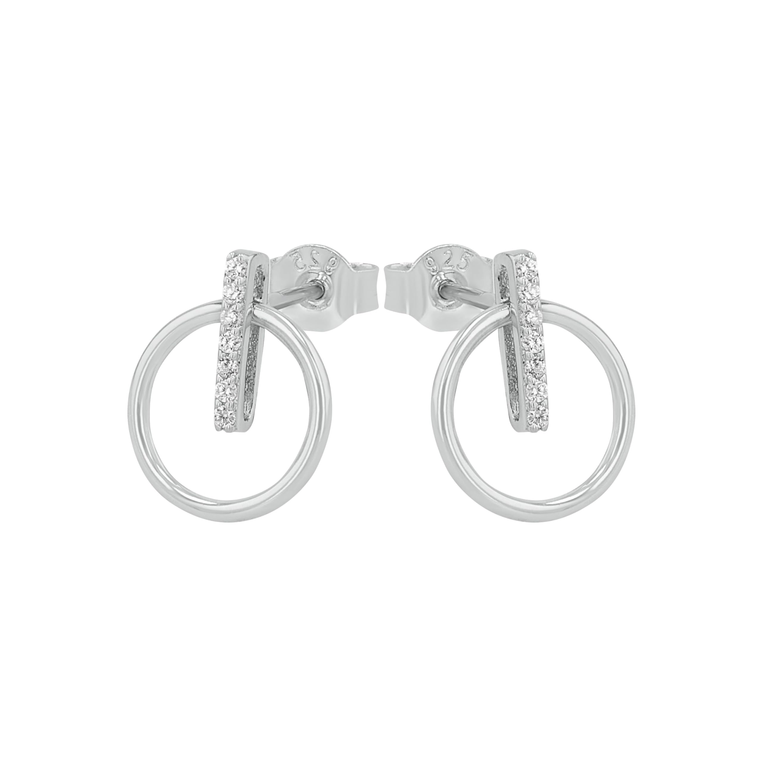 amor-ohrschmuck-ohrstecker-925-silber-zirkonia-amr-e0097-damen image 4