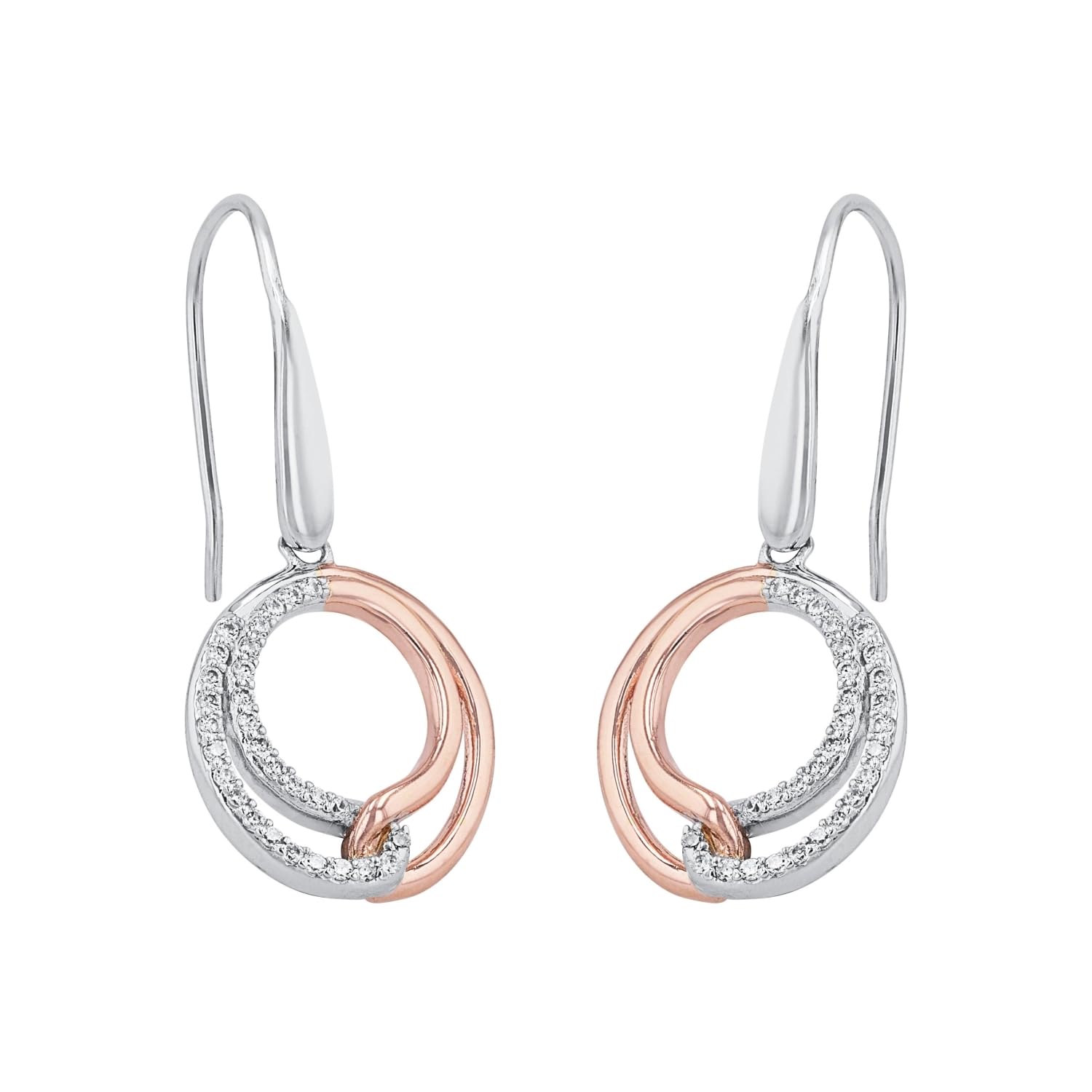 amor-ohrschmuck-ohrh-nger-2026275-bicolor-zirkonia-3-5-cm image 3