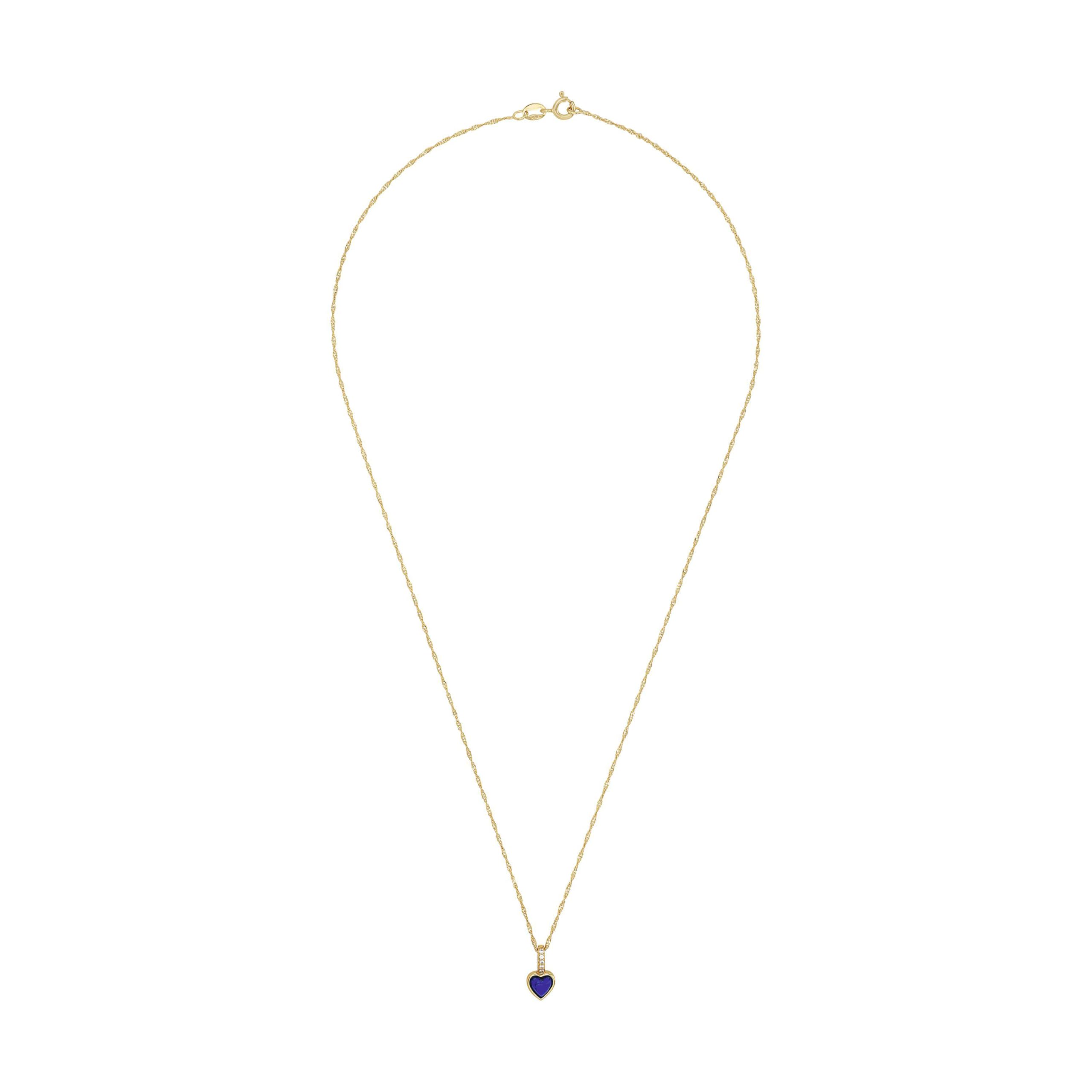 amor-halsschmuck-2100032-kette-herz-gold-mit-lapis image 5