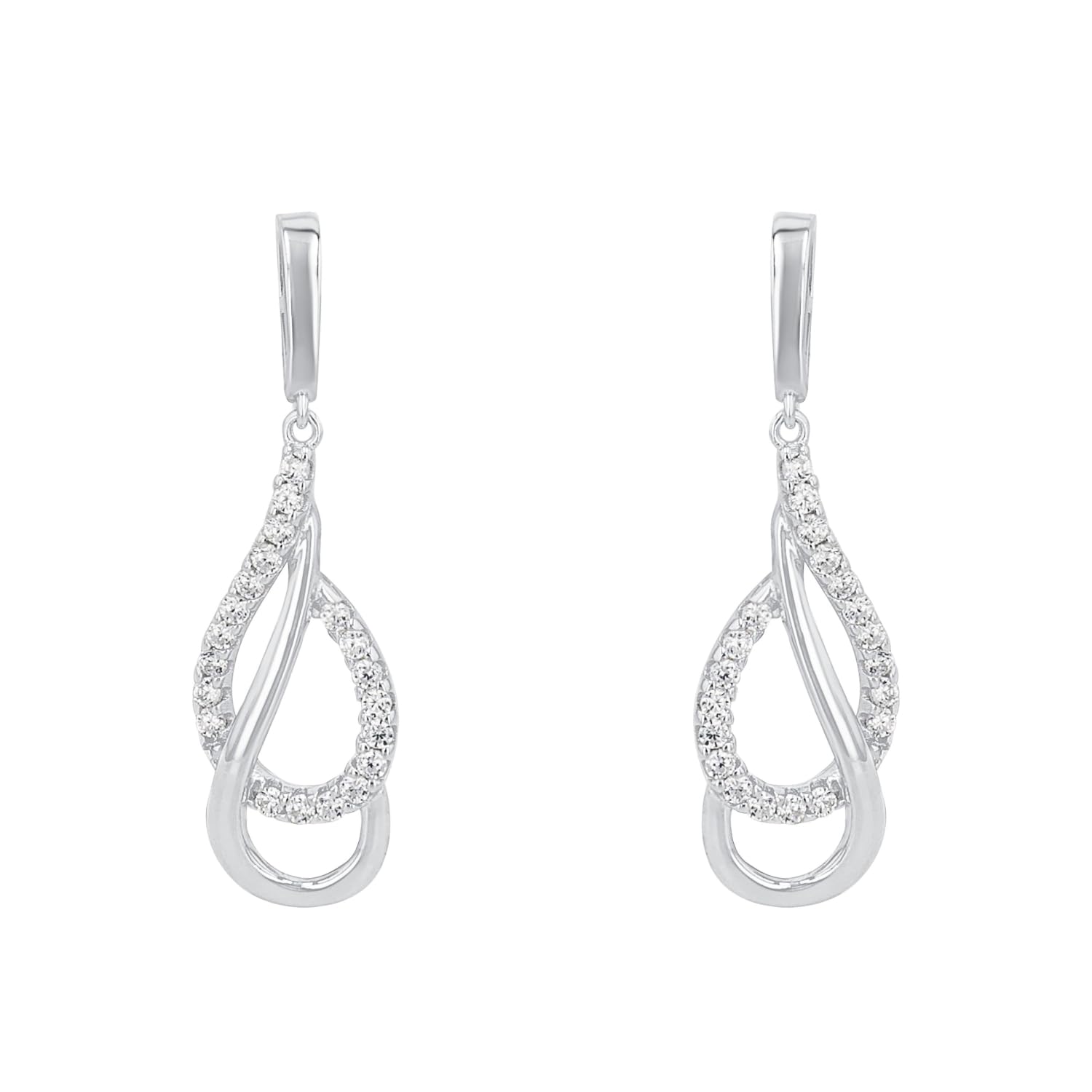 amor-2026220-ohrh-nger-silber-zirkonia-2-8-cm-damen image 4