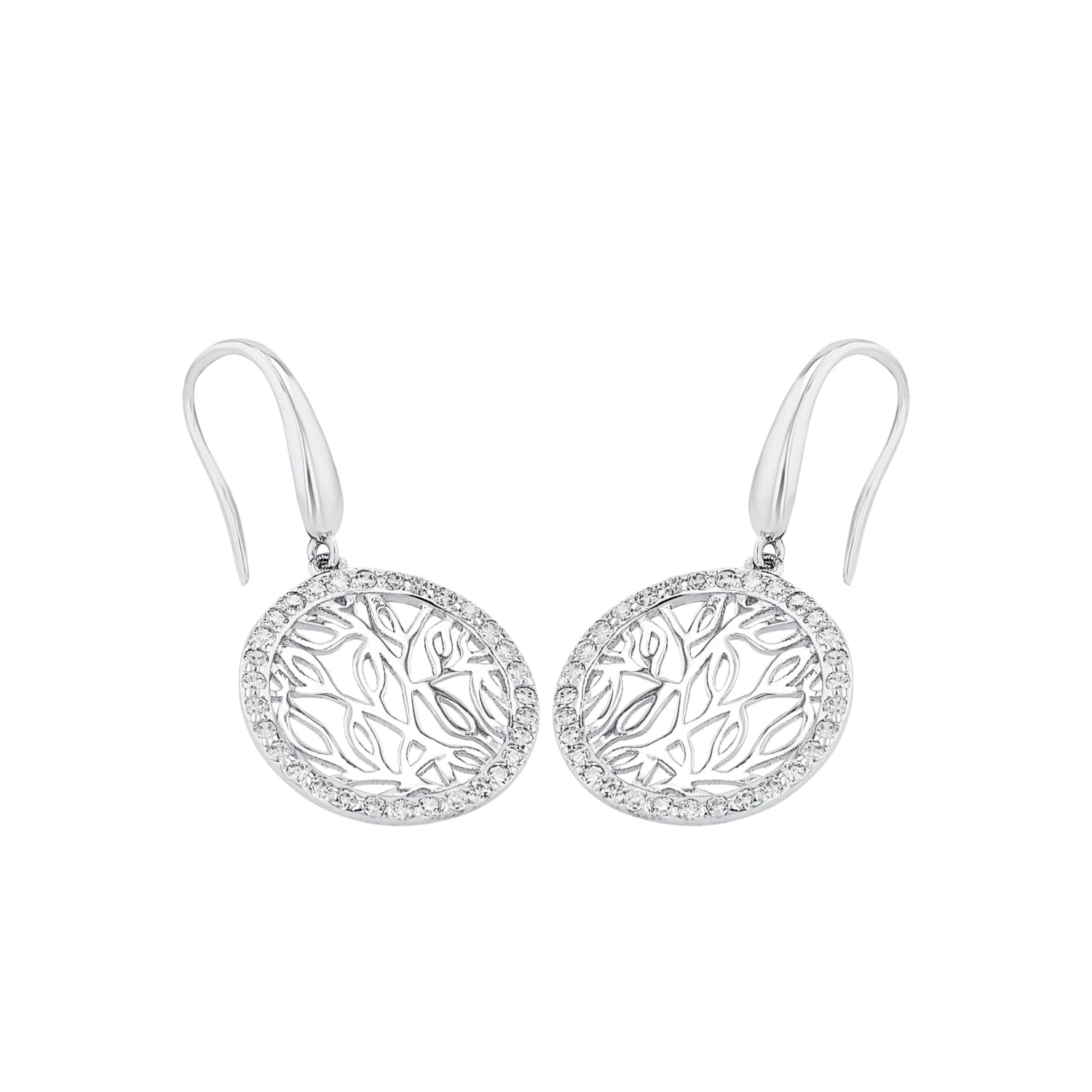 amor-ohrschmuck-ohrh-nger-2022115-silber-bl-tter-zirkonia-2-8-cm image 3