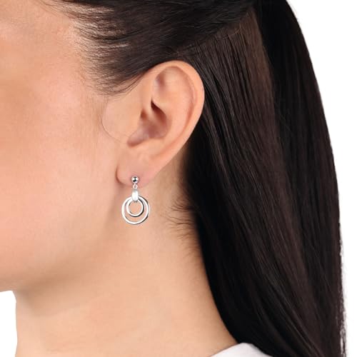 amor-ohrschmuck-2017165-ohrh-nger-silber-2-7-cm-kreise image 8