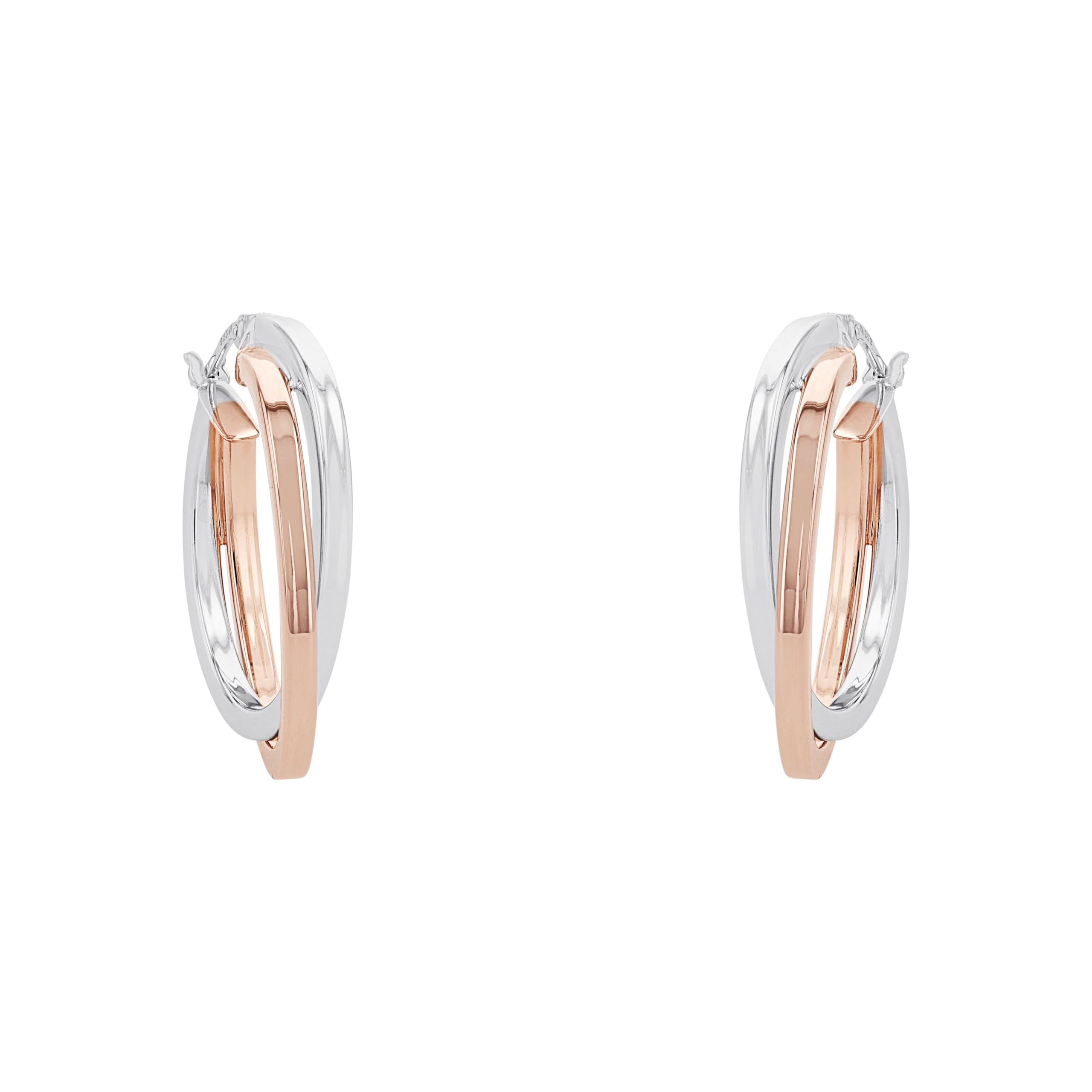 amor-2022349-creolen-ohrringe-bicolor-2-9-cm-silber-925 image 2