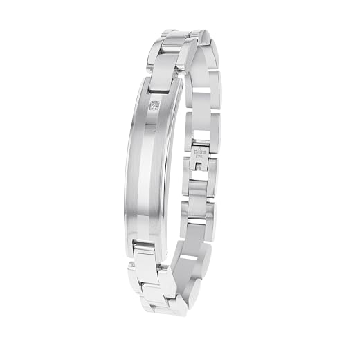 amor-9355655-herrenarmband-edelstahl-wei-22-cm image 5
