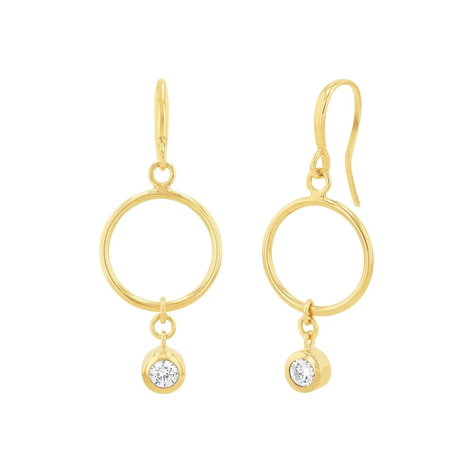 amor-ohrschmuck-2026236-ohrh-nger-gold-4-2-cm-zirkonia image 1