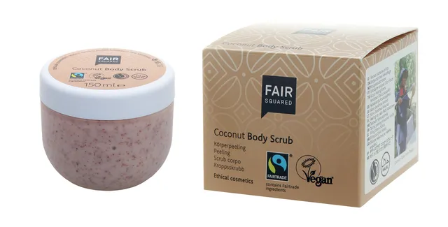fair-squared-mix-body-scrub-coconut-150-ml-vegan image 1