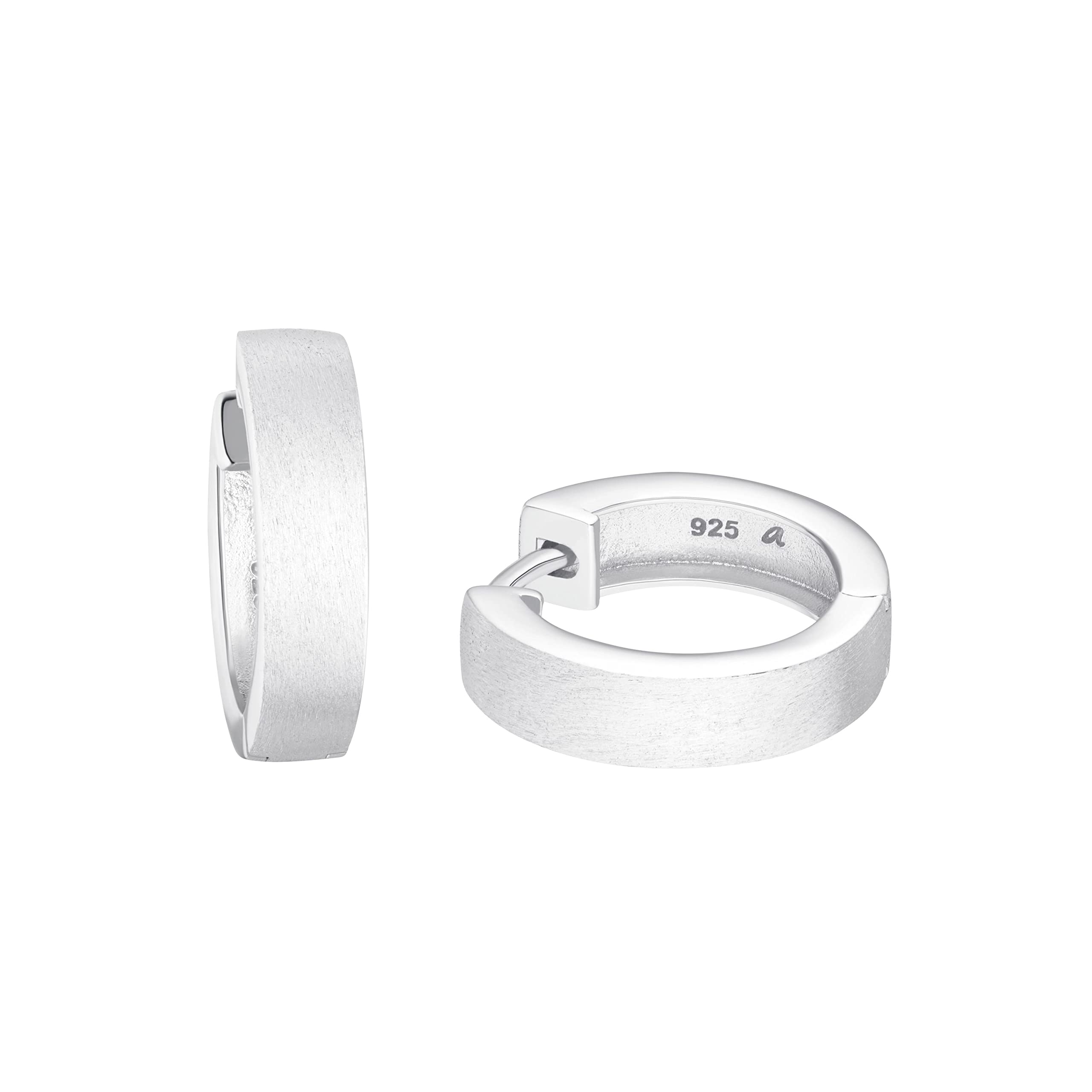 amor-creolen-silber-1-5-cm-925-damen-ohrringe-schlicht image 1
