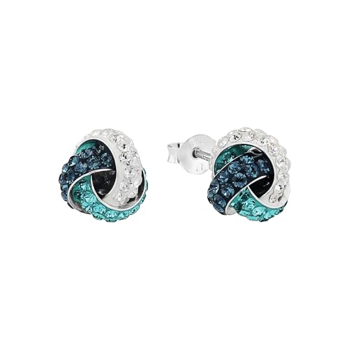 amor-ohrschmuck-knoten-ohrstecker-925-silber-blue-zircon image 8