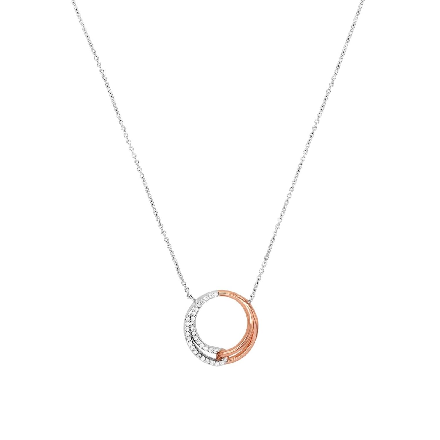 amor-halsschmuck-kette-2026271-bicolor-45-cm-zirkonia image 1