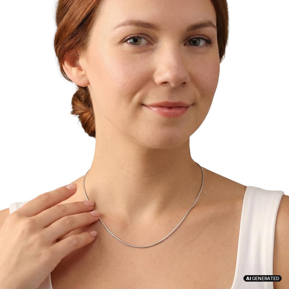 amor-halsschmuck-collier-silberkette-45-cm-damen-silber image 8