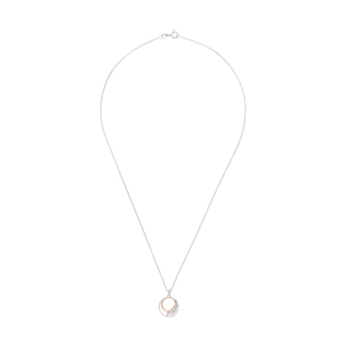 amor-halsschmuck-kette-anh-nger-45-cm-bicolor-zirkonia image 8