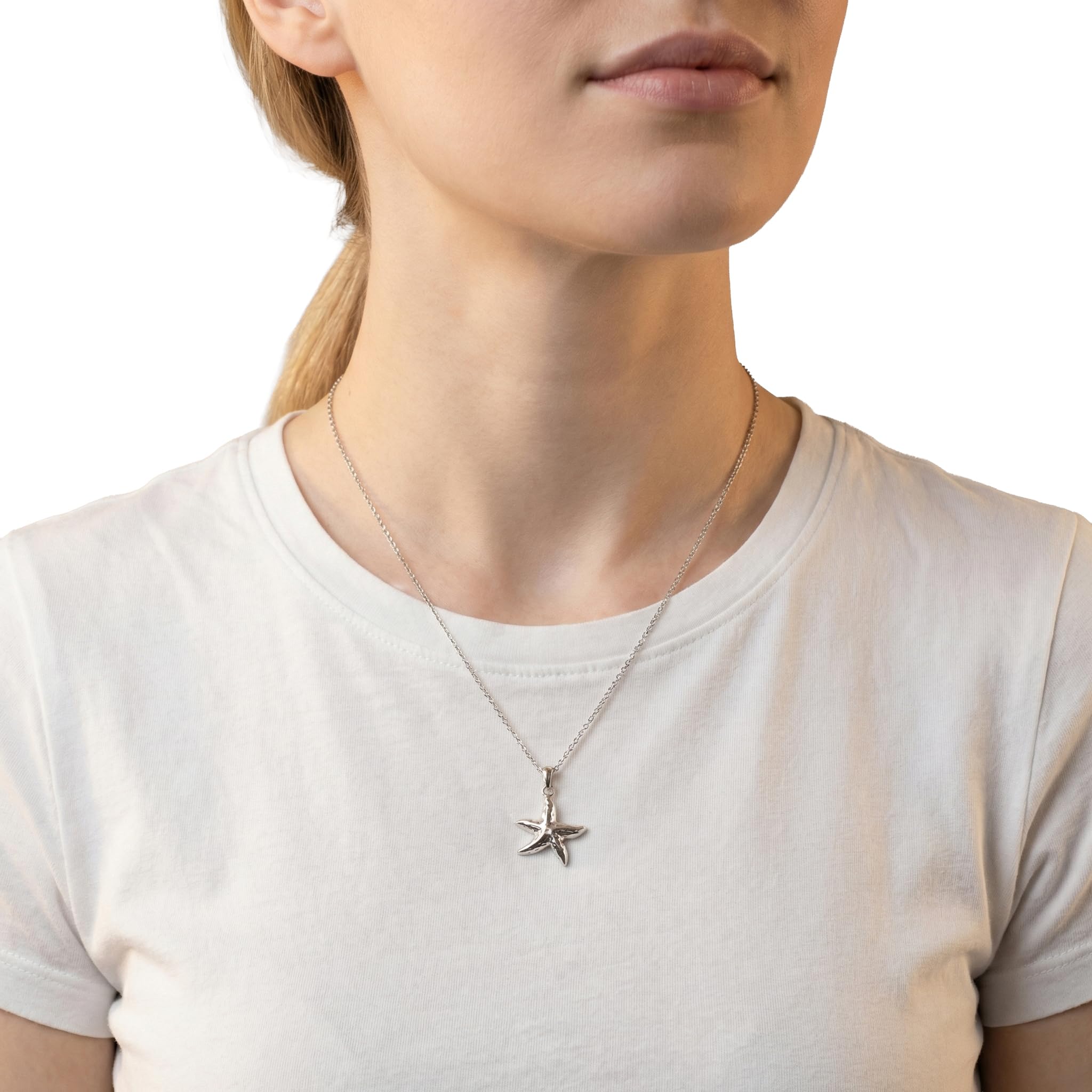 amor-halsschmuck-amr-n0049-seestern-halskette-925-silber-damen image 2