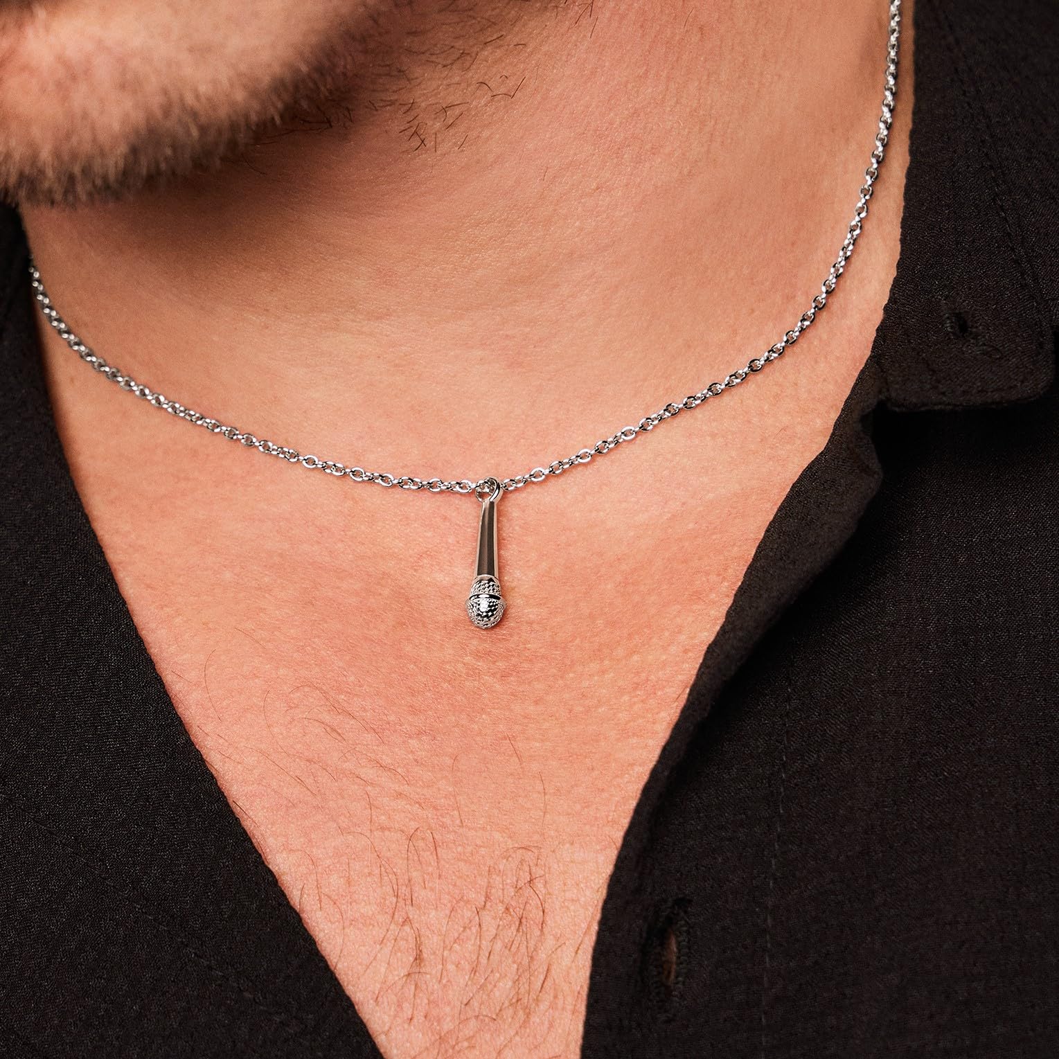 amor-scorpions-kette-2040527-silber-mikrofon-45-5-cm image 6