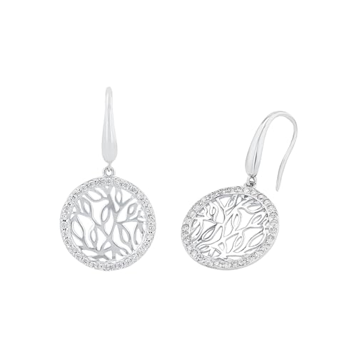 amor-ohrschmuck-ohrh-nger-2022115-silber-bl-tter-zirkonia-2-8-cm image 7