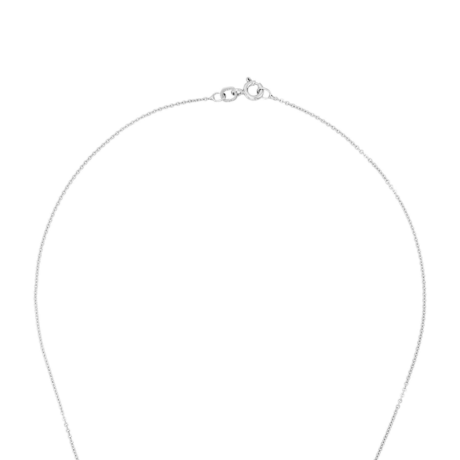 amor-halsschmuck-kette-925-silber-kristall-45-cm-bicolor image 3
